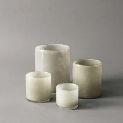 Lyric lyslykt 15x18 cm warm grey