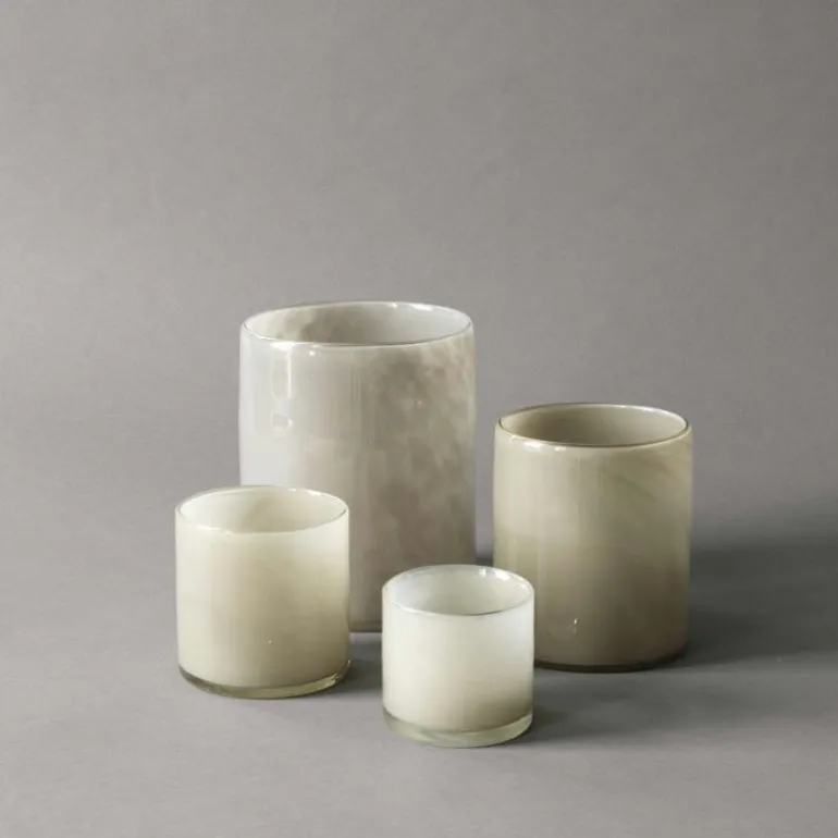 Lyric lyslykt 15x18 cm warm grey