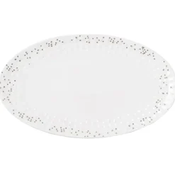 Lys oval asjett 20 cm