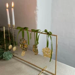 Lysestake for 2 stk lys