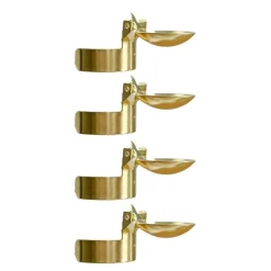 Lysslukker 8 cm 4 stk messing