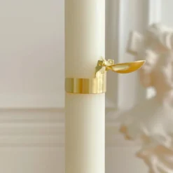 Lysslukker 8 cm 4 stk messing