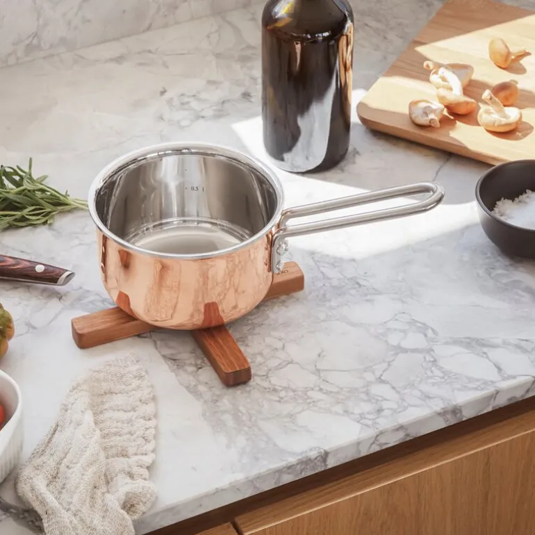 Magnetisk bordskåner 20 cm bambus