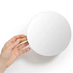 Magnifying sminkespeil vegg 18 cm eik
