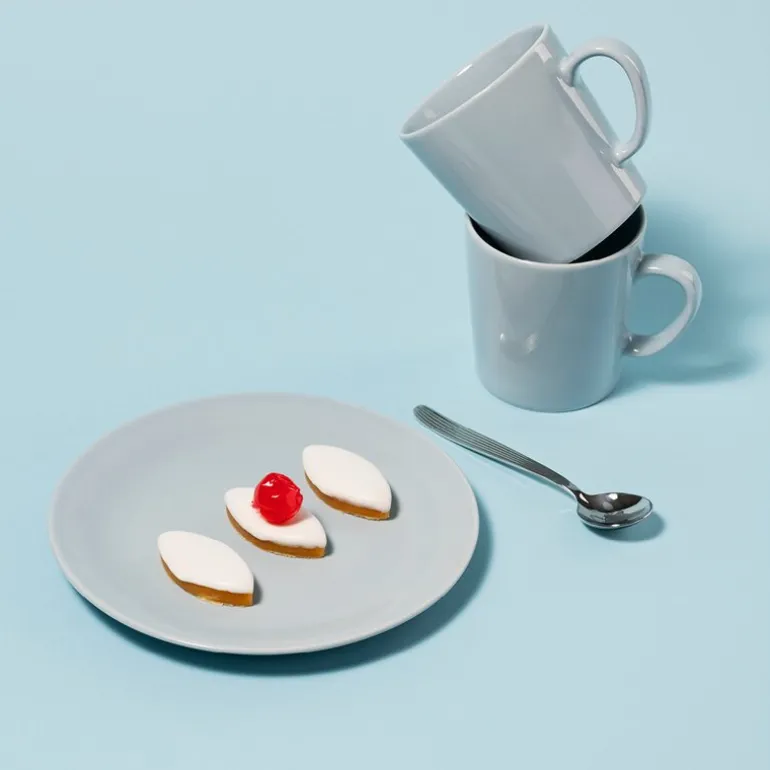 Mainio tallerken 19 cm vinterblå