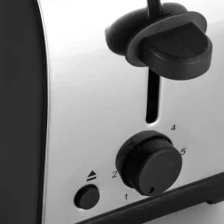 Manhattan brødrister 4 skiver svart