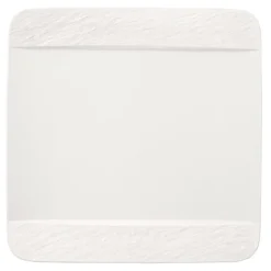 Manufacture Rock Blanc tallerken kvadratisk 28 cm