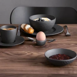 Manufacture Rock eggeglass 2,7 cm svart/grå