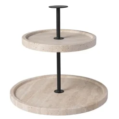 Manufacture Travertine etasjefat 22,5 cm beige