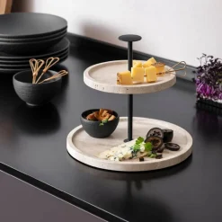 Manufacture Travertine etasjefat 22,5 cm beige