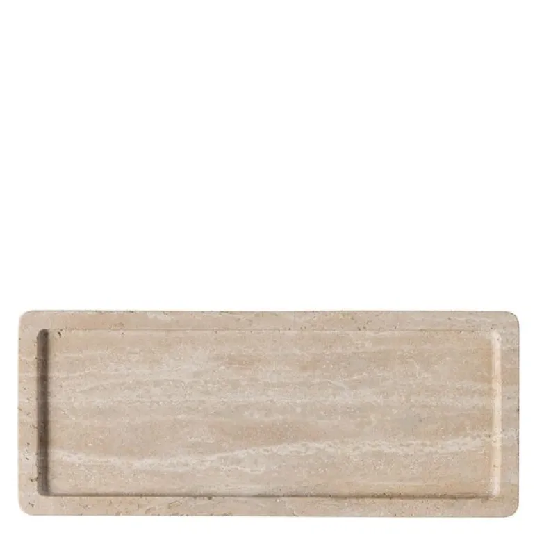 Manufacture Travertine servingsfat 25,5x10,5 cm beige