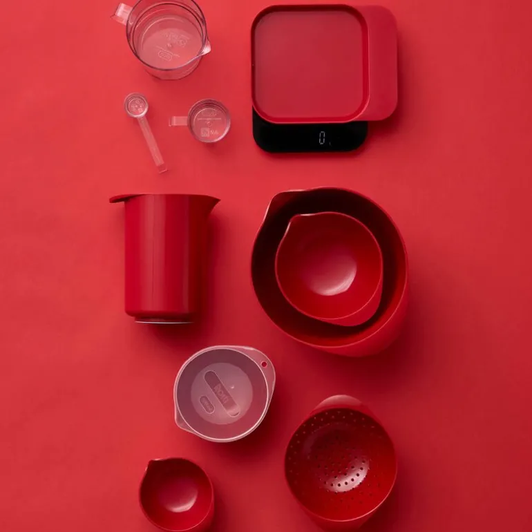 Margrethe bakebolle 0,25L rød