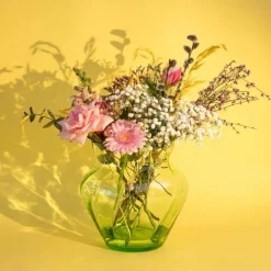 Marika vase stor light green