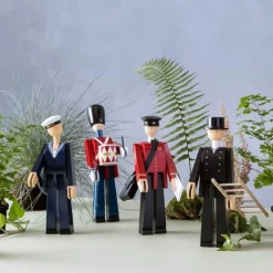 Marine mørk blå/hvit