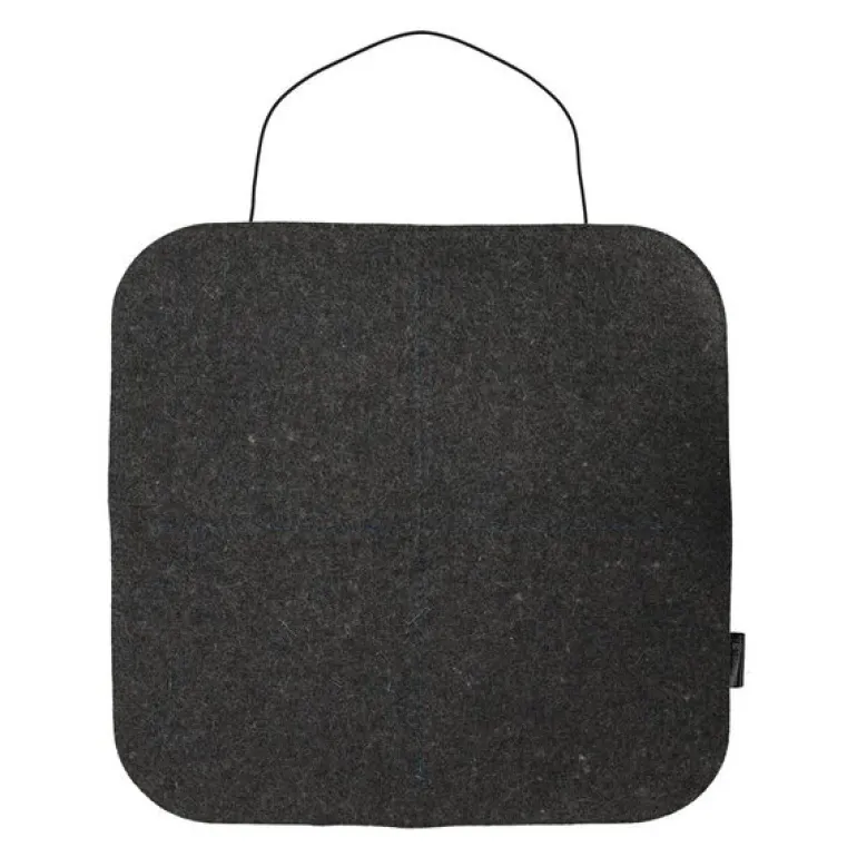 Marka sitteunderlag 43x43 cm svart