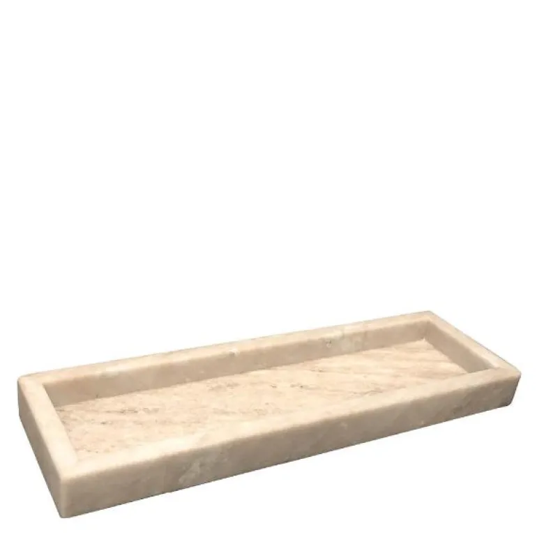 Marmaros fat avlangt beige