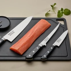 Master filetkniv 18 cm 29,5 cm blank/svart