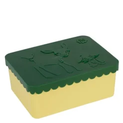 Matboks i plast ett rom rådyr mørk grønn/lys gul