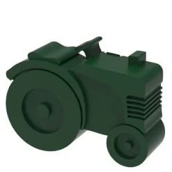Matboks i plast traktor mørk grønn