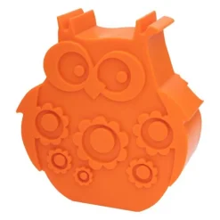 Matboks i plast ugle oransje