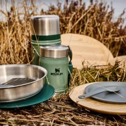 Mattermos 0,4L m/spork grønn