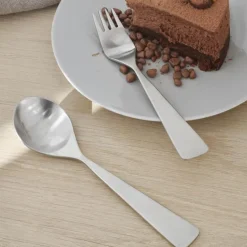 Maya dessertskje 16,5 cm stål