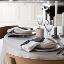 Maya serviett 50x50 cm natural stripe