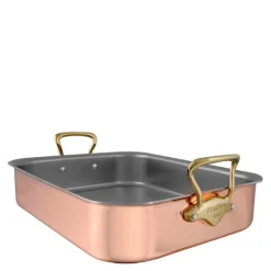 M'150b langpanne 35x25x7 cm kobber/messing