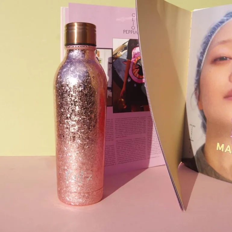 Medium drikkeflaske 0,5L Rose Gold Sparkle