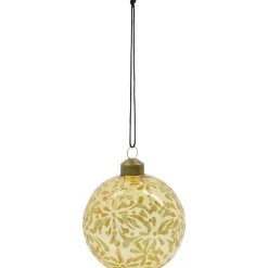 Mente julekuler 8 cm 4 stk gull