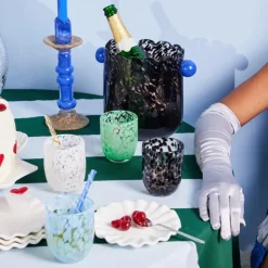 Messy glass 30 cl 2 stk grønn