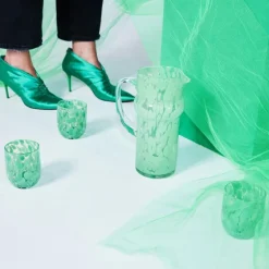 Messy glass 30 cl 2 stk grønn