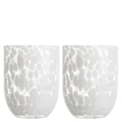 Messy glass 30 cl 2 stk hvit