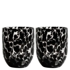 Messy glass 30 cl 2 stk svart