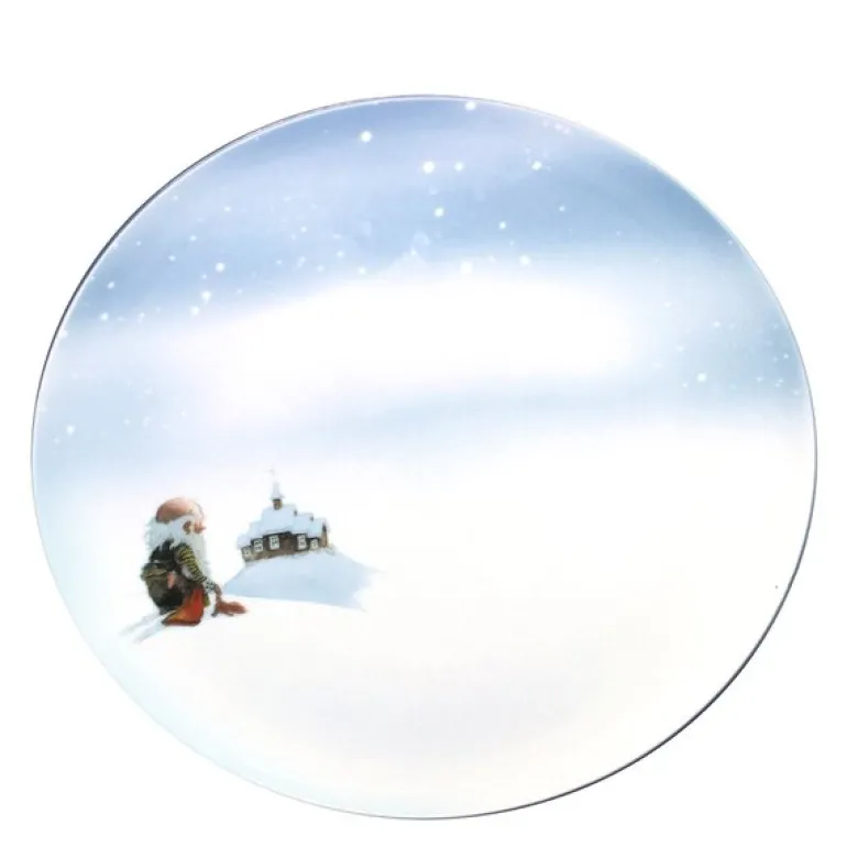 Midthun Jul tallerken 27 cm hvit/multi