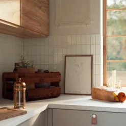 Mie & Him poster 50x70 cm les fleurs 02