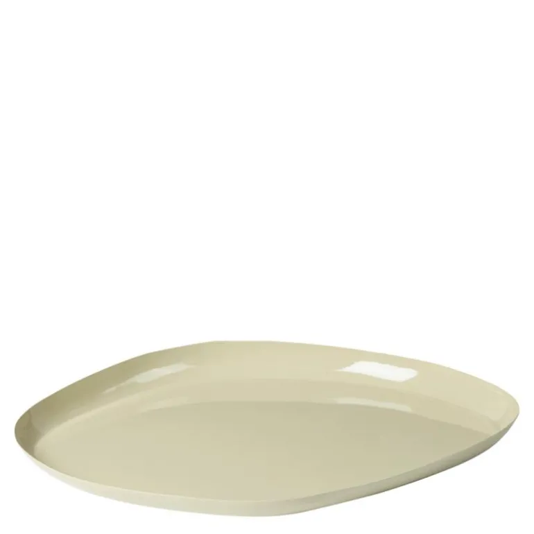 Mie dekorfat stort 39x32 cm castle beige