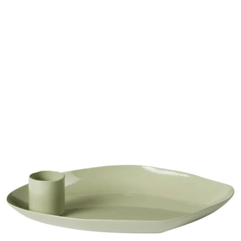 Mie lysestake liten 11x15 cm desert sage