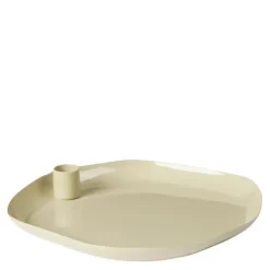 Mie lysestake stor 25x25 cm castle beige