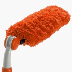 Mikrofiber støvkost m/teleskophåndtak svart