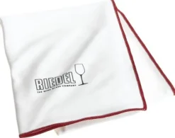 Mikrofiberhåndkle hvit/rød