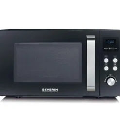 Mikroovn m/varmluft 25L svart