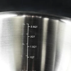 Miksebollesett med lokk 3 stk stål