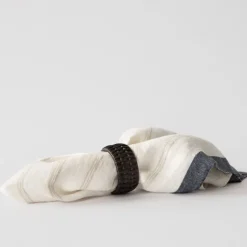 Mila serviettring 4 stk brun