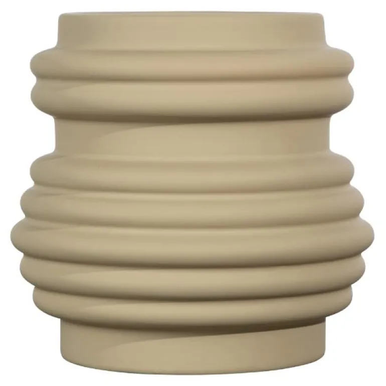 Mila vase 16x15 cm sand