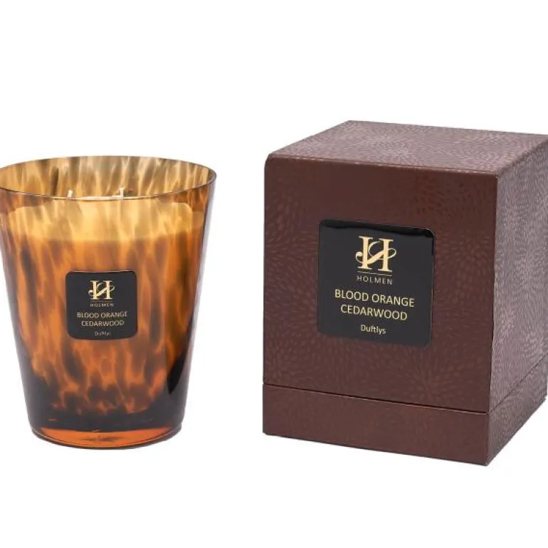 Milano duftlys appelsintre 15 cm brun