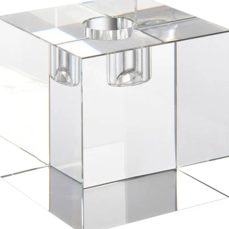 Milano lysestake kvadrat 8x8 cm klar