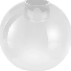 Milano lysestake rund 7x8 cm klar