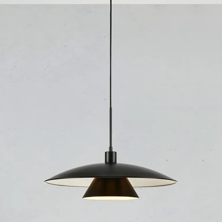 Millinge taklampe 50 cm svart matt