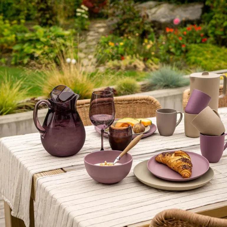 Mina vannglass 40 cl plum